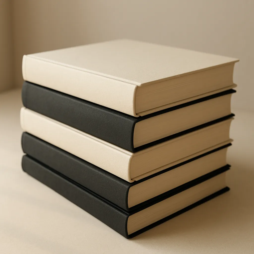 Pila de libros impresos con acabados profesionales por Cargraf en Valladolid